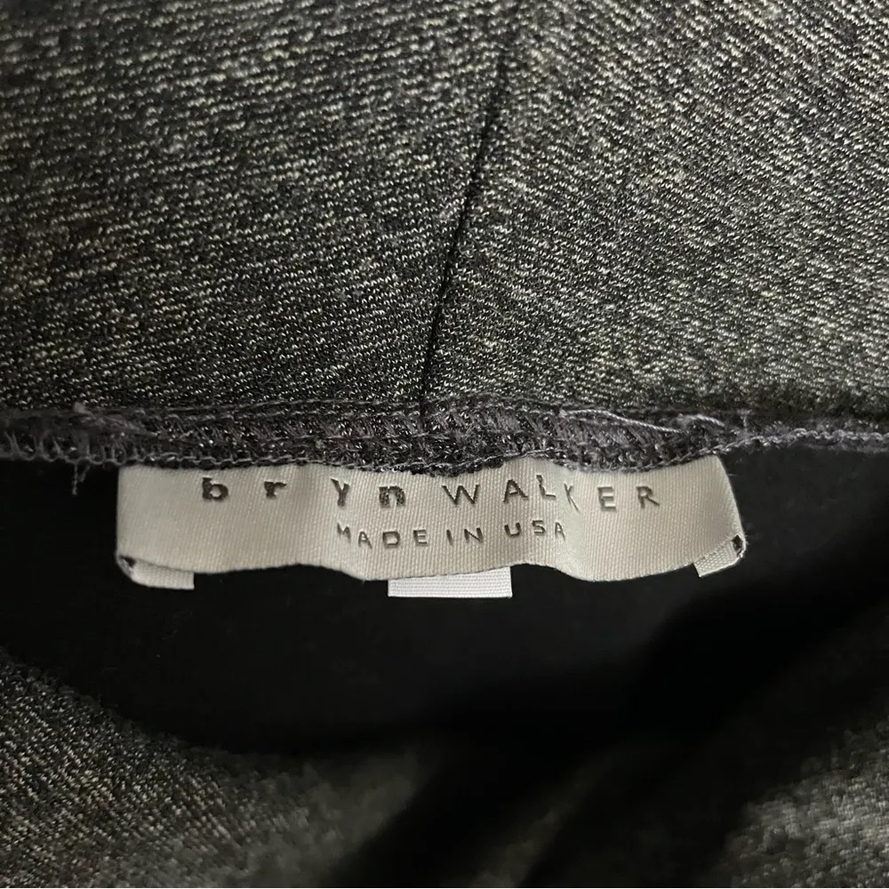 Bryn Walker Tunic Top Cowl Neck Lagenlook Art To Wear USA Made Heathered Grey - Image 7