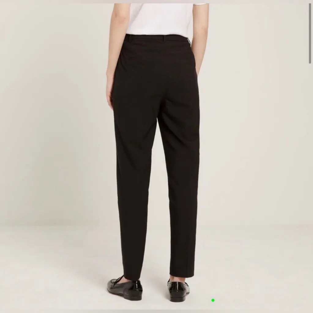 NWT Frank And Oak Grant Tapered Pant High Rise Black Dress Pant size 12 - Image 2