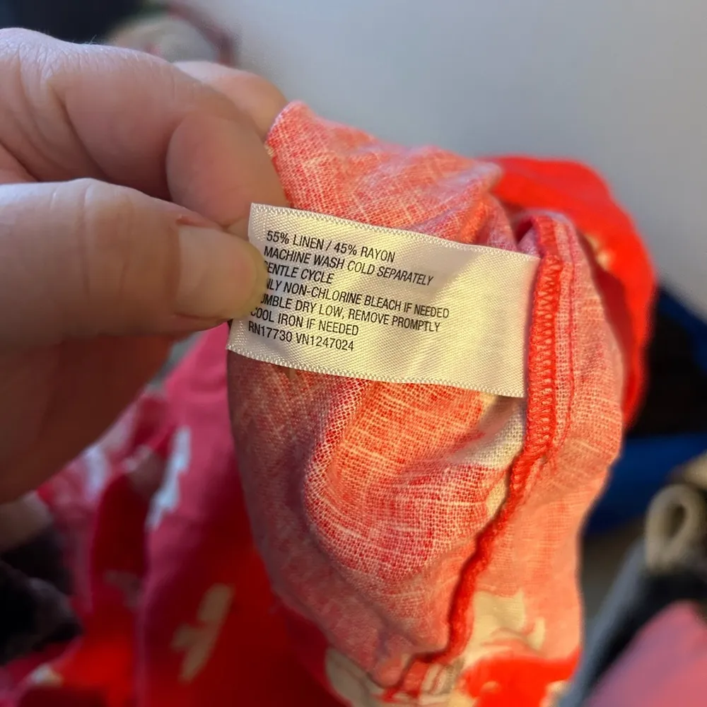 NWT UNIVERSAL THREAD FLORAL LINEN BLOUSE - Image 4