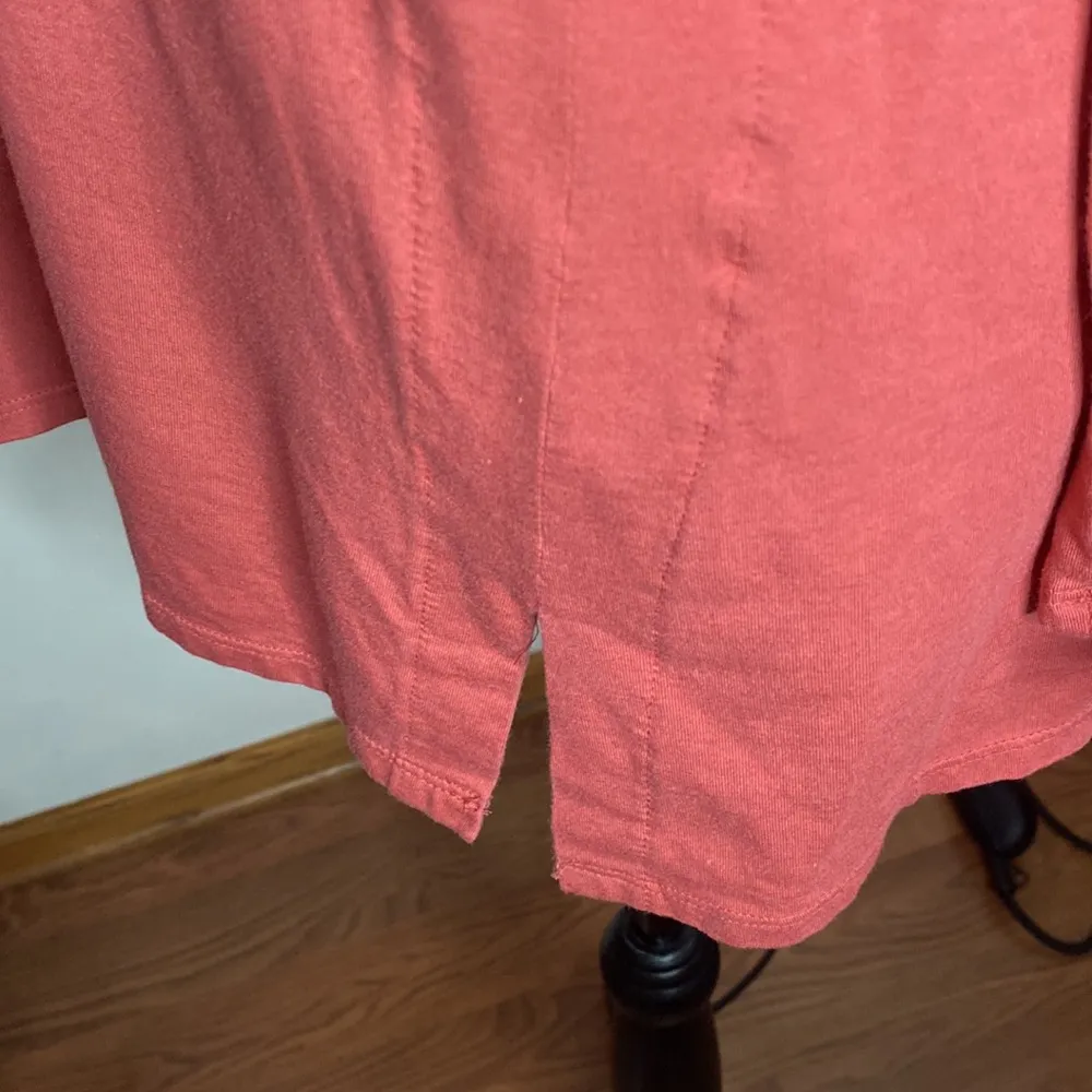 J Jill salmon orange luxe supima forward seam tunic size S - Image 8