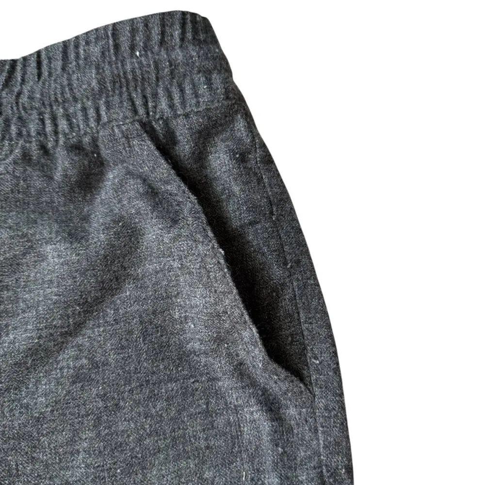 Loft gray stretchy elastic drawstring comfy casual sweat pants joggers small - Image 4