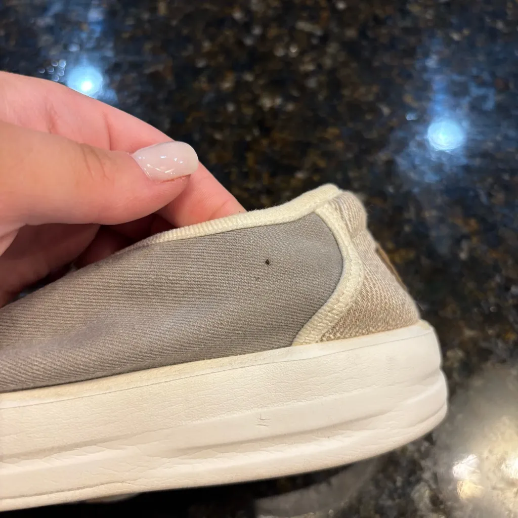 HEY DUDE Karina Joy Stone Grey Slip On Casual Comfort Shoes Womens Sz US 8 EU 39 - Image 7