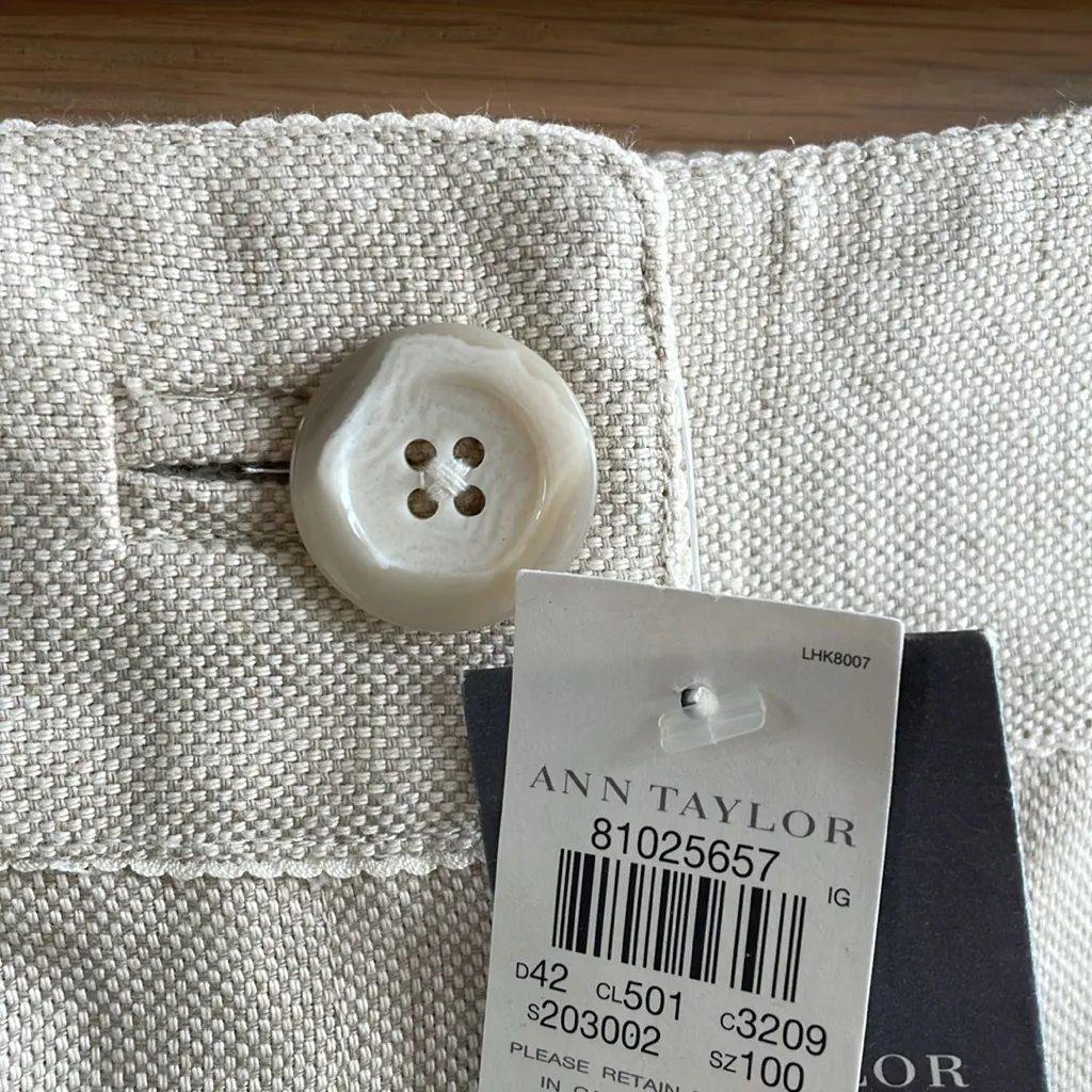 Ann Taylor Linen Bermuda Shorts NWT - Image 3