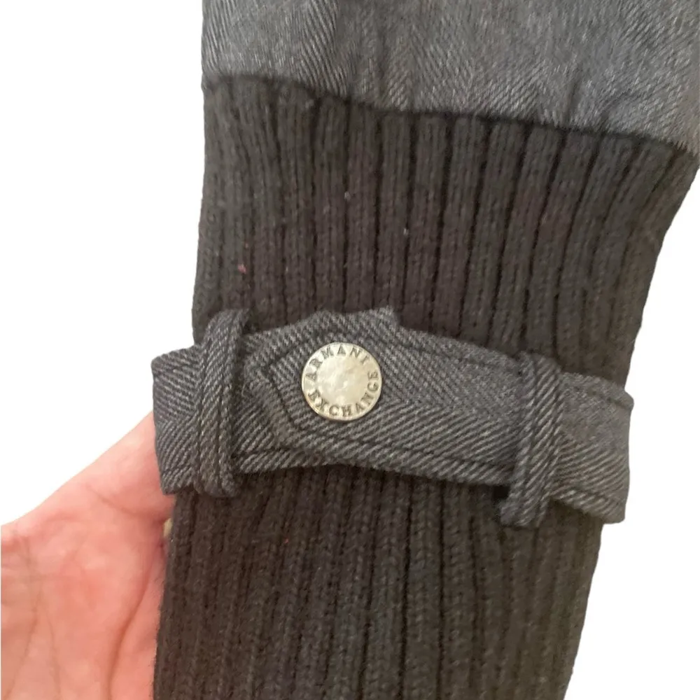 Armani Exchange denim fully lined coat size medium - Image 5