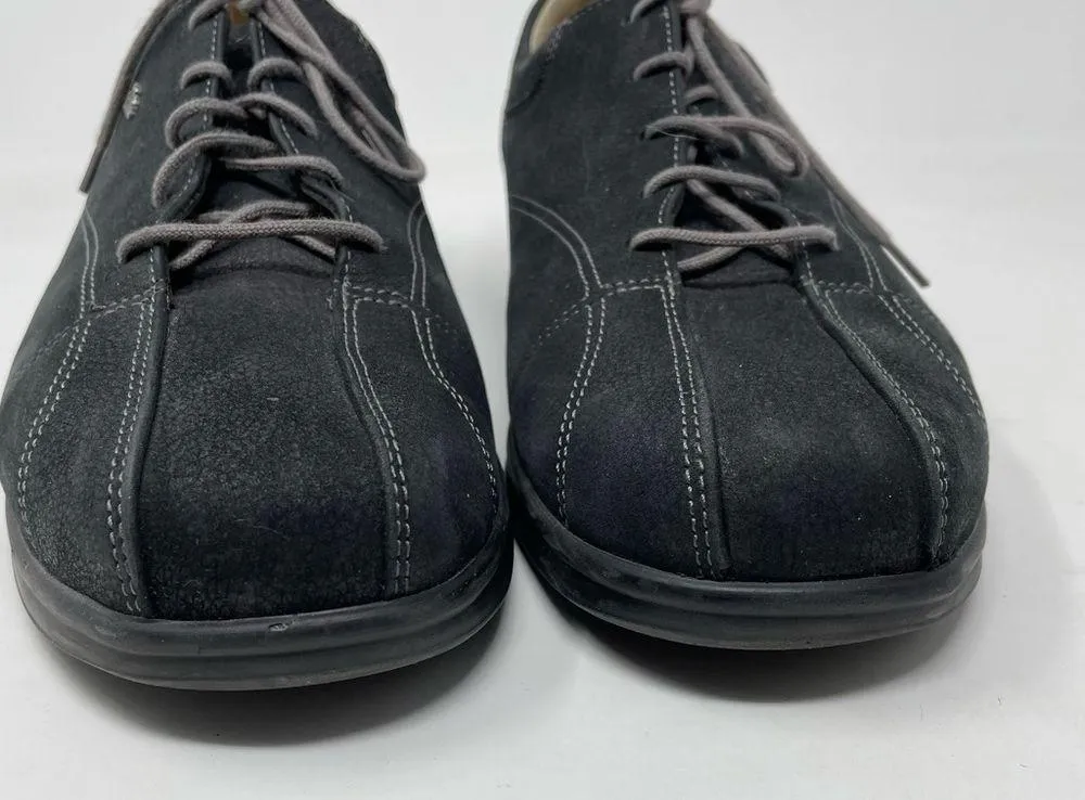 Finn Comfort Ariano Black Leather Lace Up comfort loafers shoes 6.5 UK 9 US - Image 100