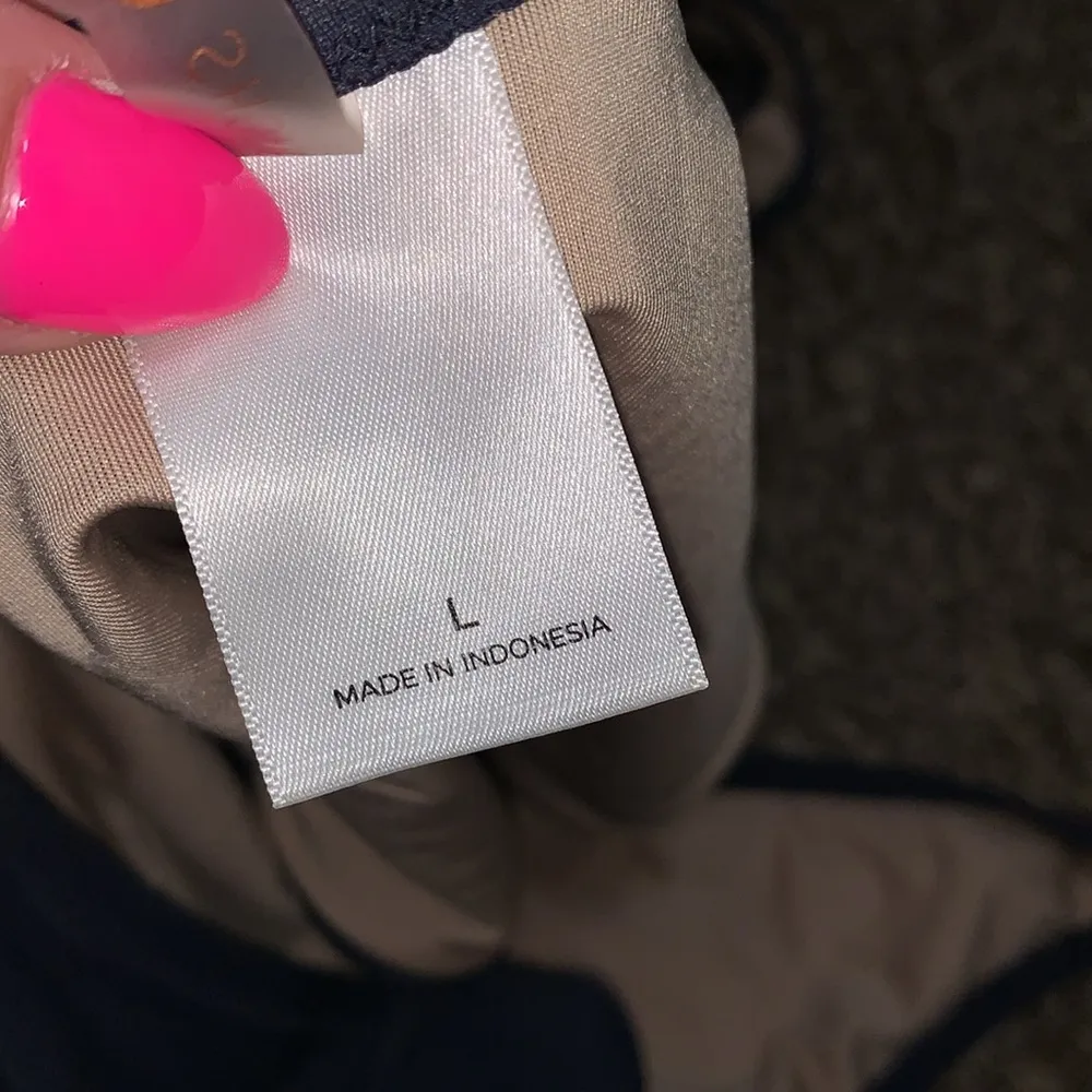 Shade & Shore One Piece Swimsuit tie front wrap charcoal gray women size LARGE - Image 7