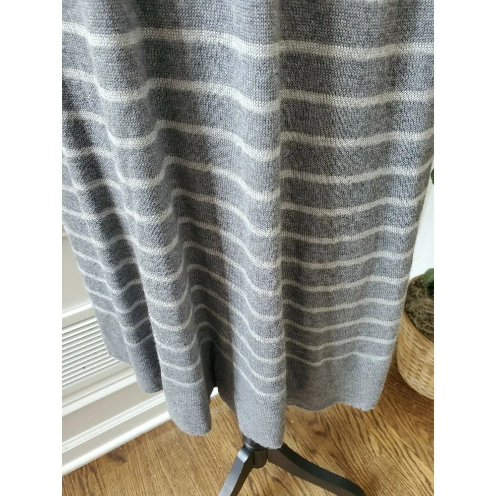 Philosophy Women's Gray Acrylic & Rayon Long Sleeve Knee Length Dress - Image 4