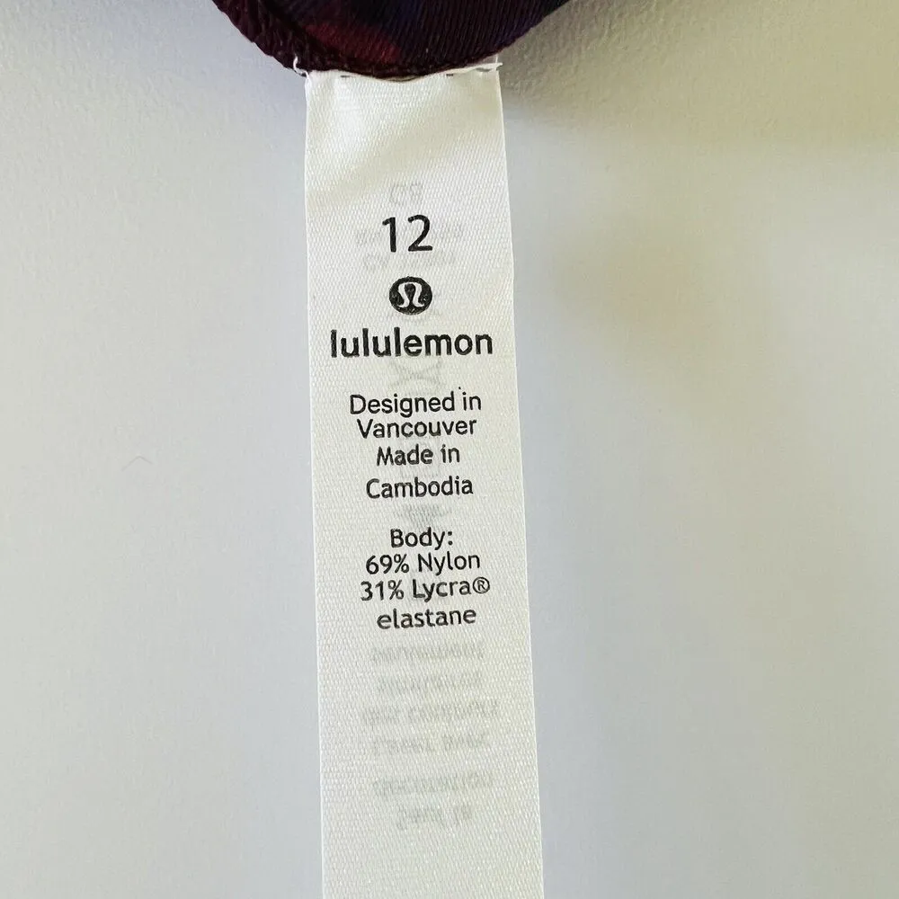 LULULEMON ATHLETICA Ornemental Floral Wunder Under HR 7/8 Tight Leggings - US 12 - Image 6