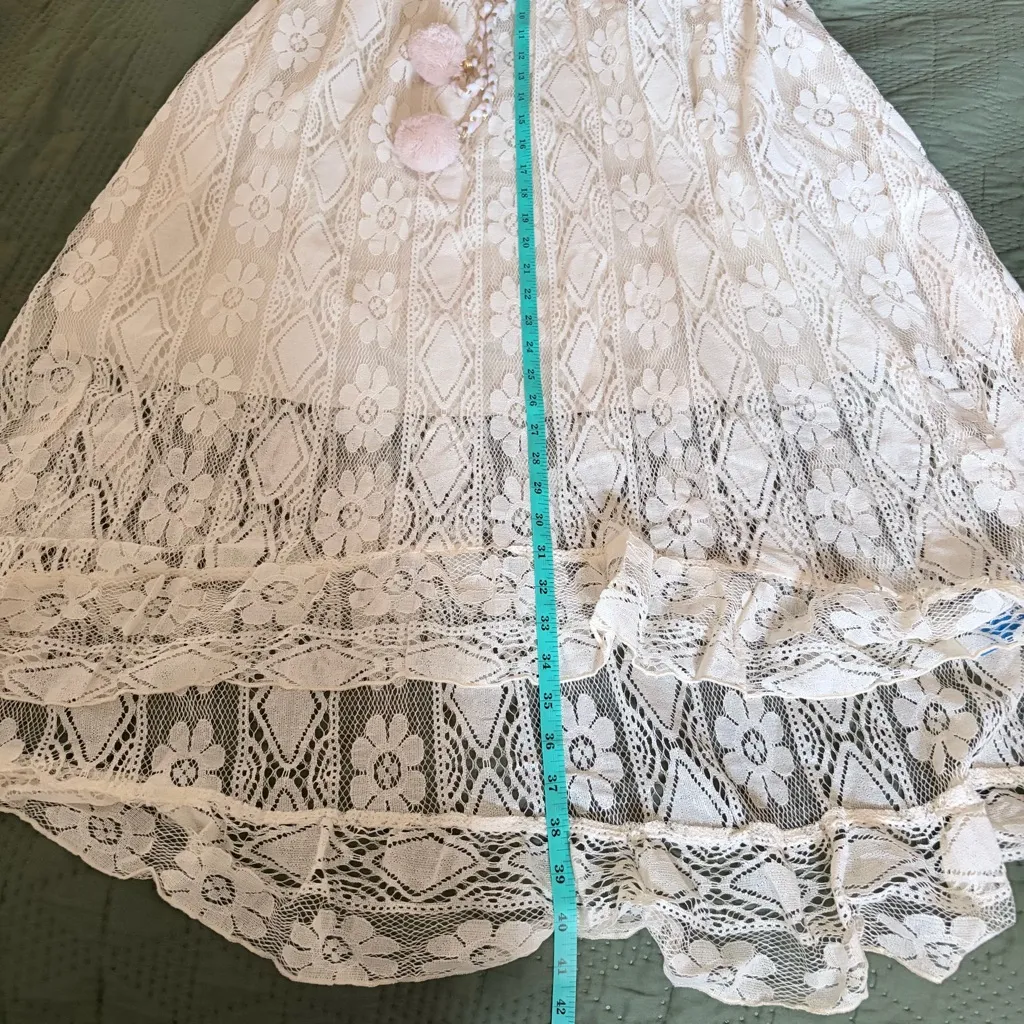 NWT Astrid Sleeveless V-neck Tassel Ruching Dress - Image 9