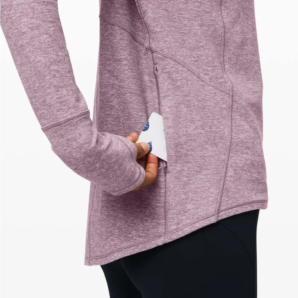 Lululemon Ready To Rulu Hoodie Pullover 💜 Size L – Heathered Frosted Mulberry - Image 9