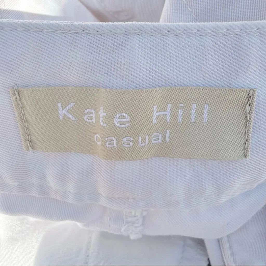 Kate Hill Plus Size Women’s White Chinos - Image 5