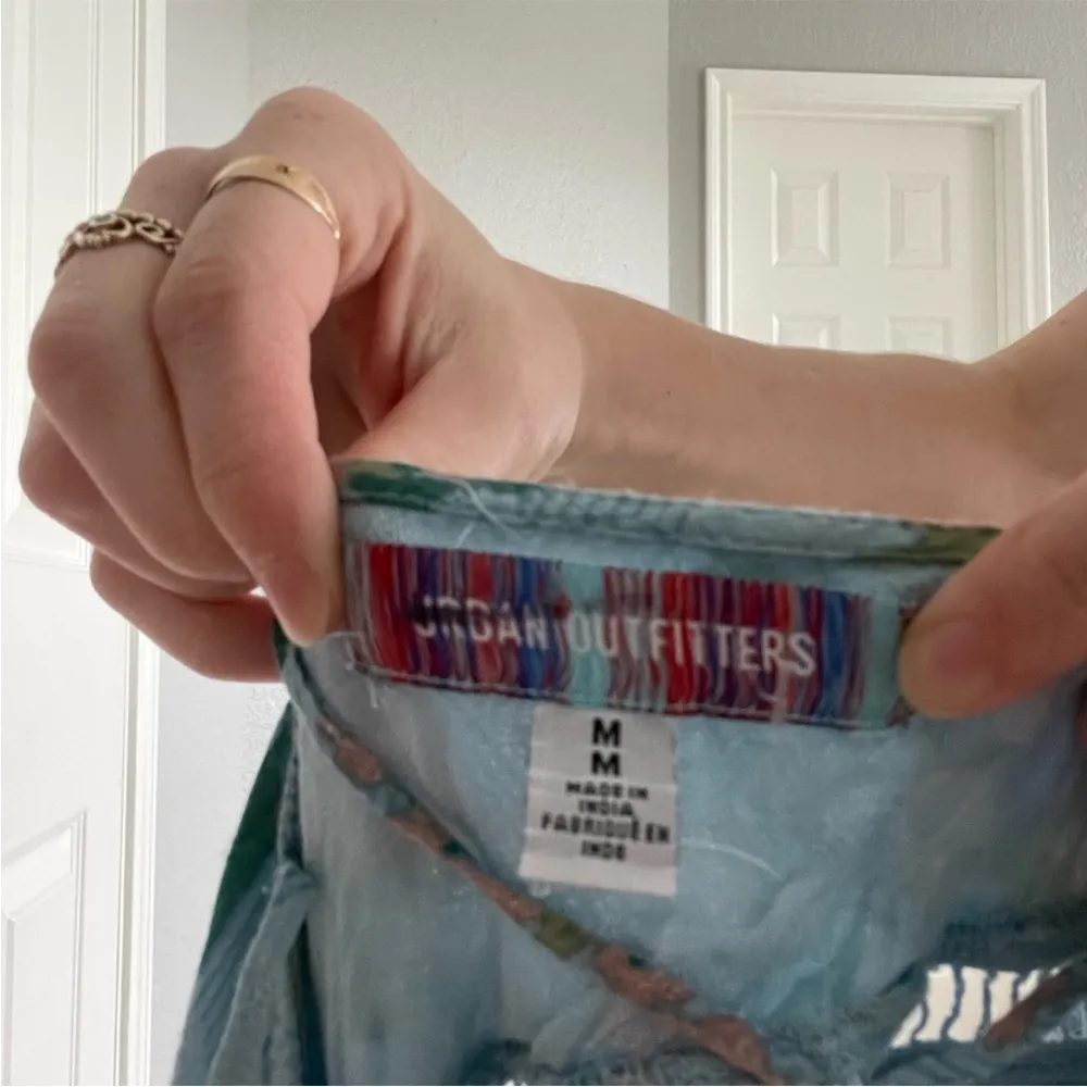 Urban Outfitters Georgia Asymmetric Babydoll Tiered Dress - Image 7