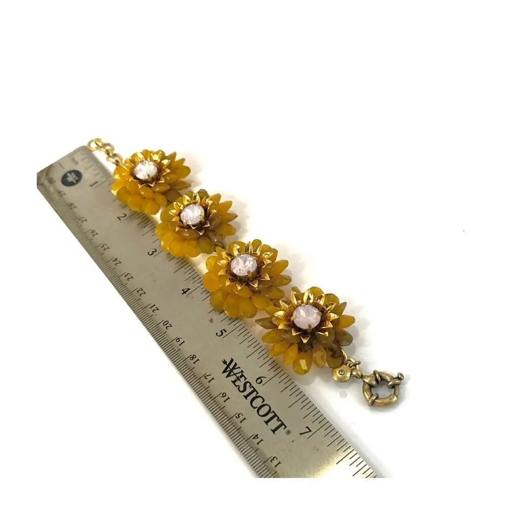 J.Crew Zinnia flower bracelet - Image 7