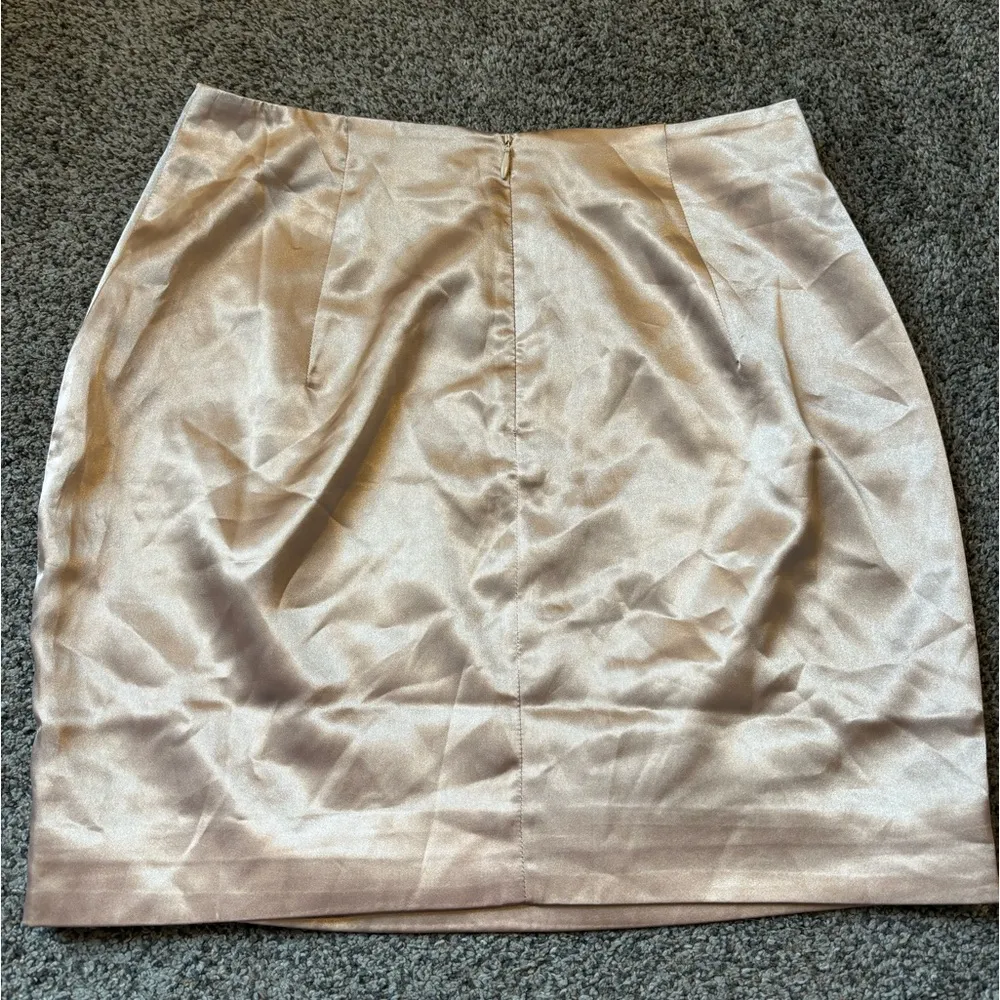 Meshki Satin Mini Skirt - Image 4