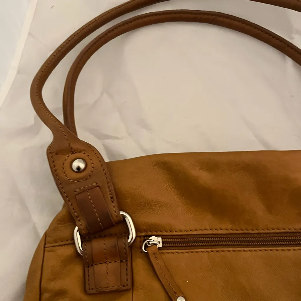 Tignanello 20th Anniversary Brown Leather Hobo Shoulder Bag - Image 10