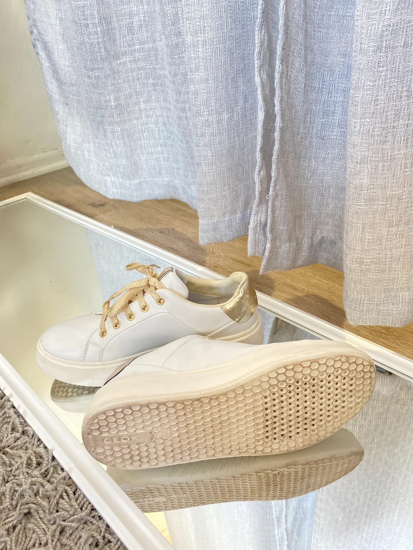 Geox Leather Platform Sneakers - Image 2