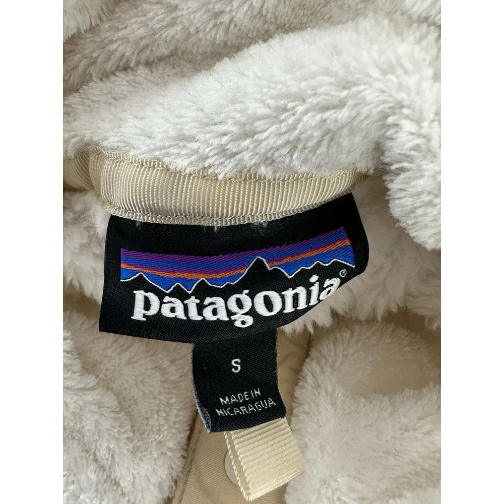 Patagonia Women's Re-Tool Snap-T Fleece Jacket Size Small White‎ Polartec 25442 - Image 10