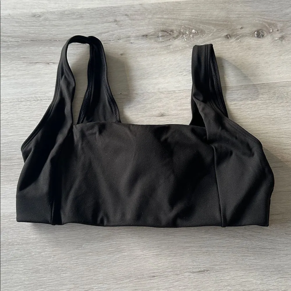 Victoria Secret Pink Ultimate Squareneck Sports Bra Black XL NWT IN PACKAGE - Image 6