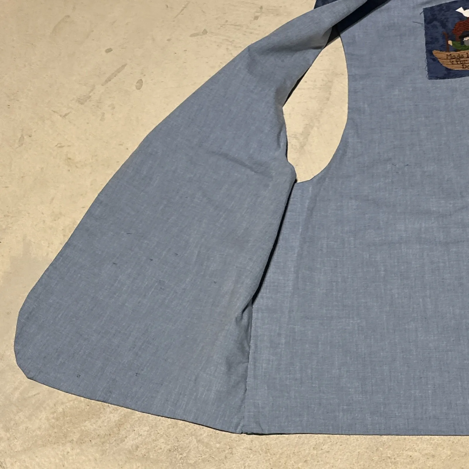 Womens Handmade Vest Womens L XL Noah's Ark Applique Folk Art Animal Theme Retro - Image 8