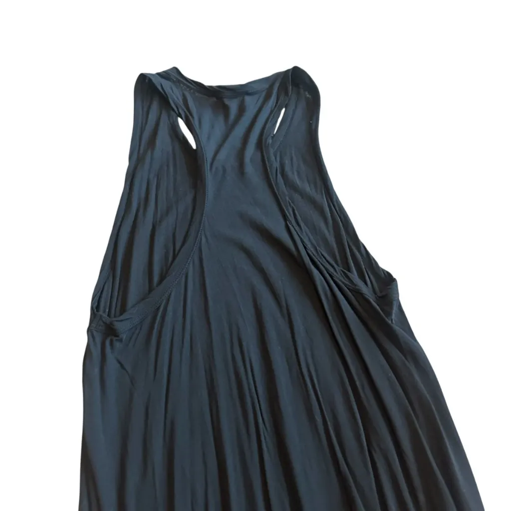 Standard James Perse Racerback Blouson Dress Black Sleeveless Size 3 Large NWT - Image 7