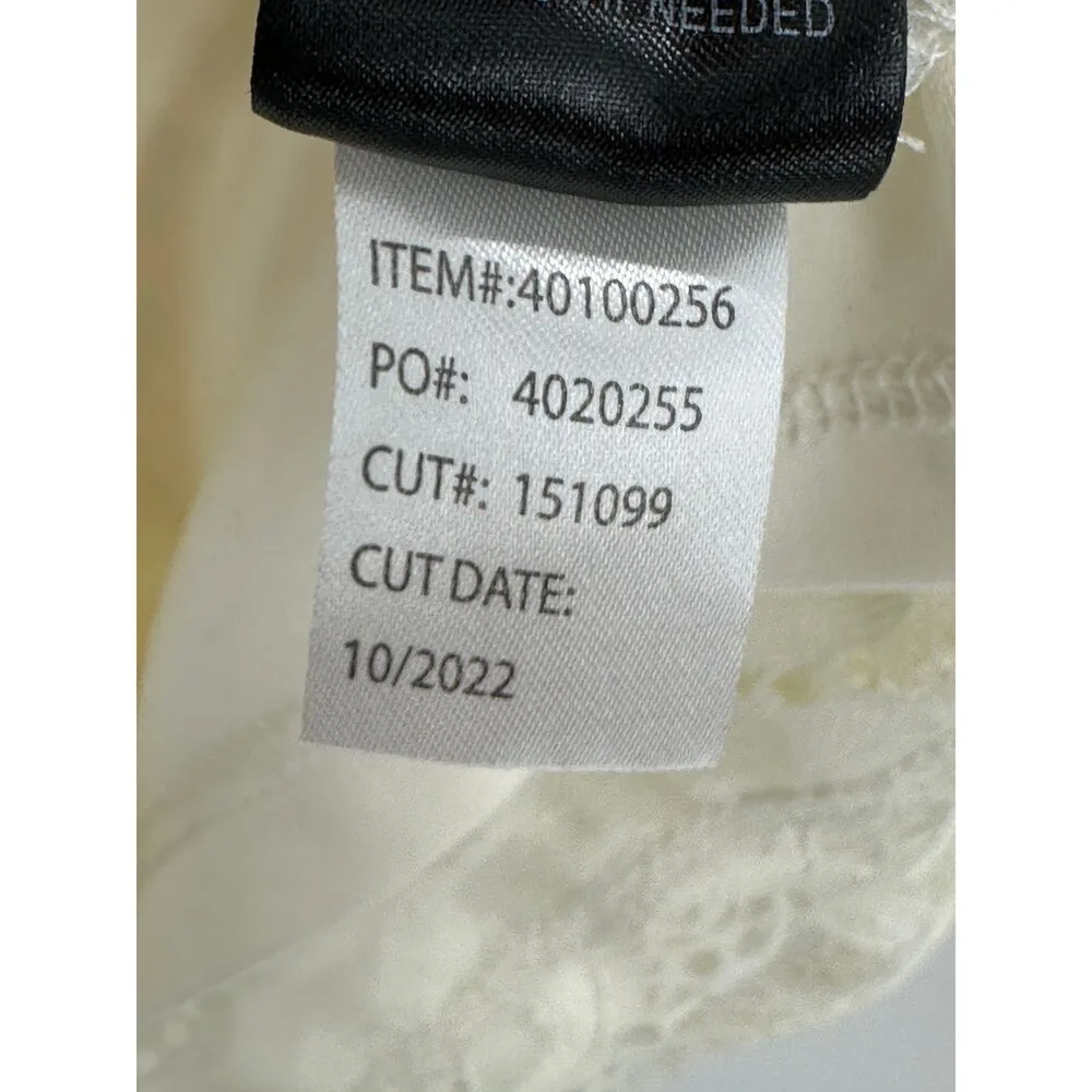 Torrid Cream Ivory Stretch Lace Off Shoulder Corset Seamed Top Womens Size 3X - Image 8