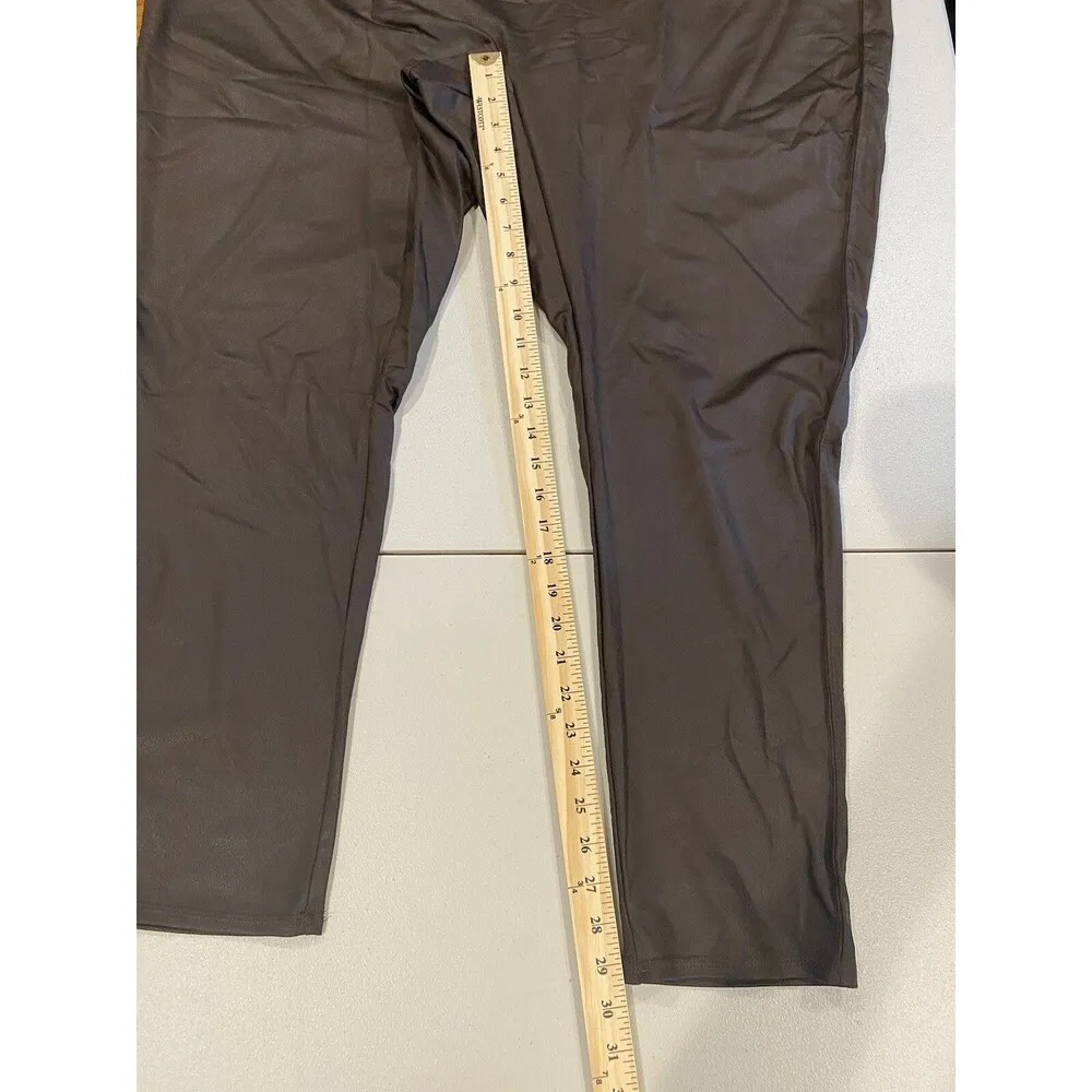 NEW DG2 Diane Gilman Leggings Womens 5XT Espresso Athleisure Athletic Travel - Image 5