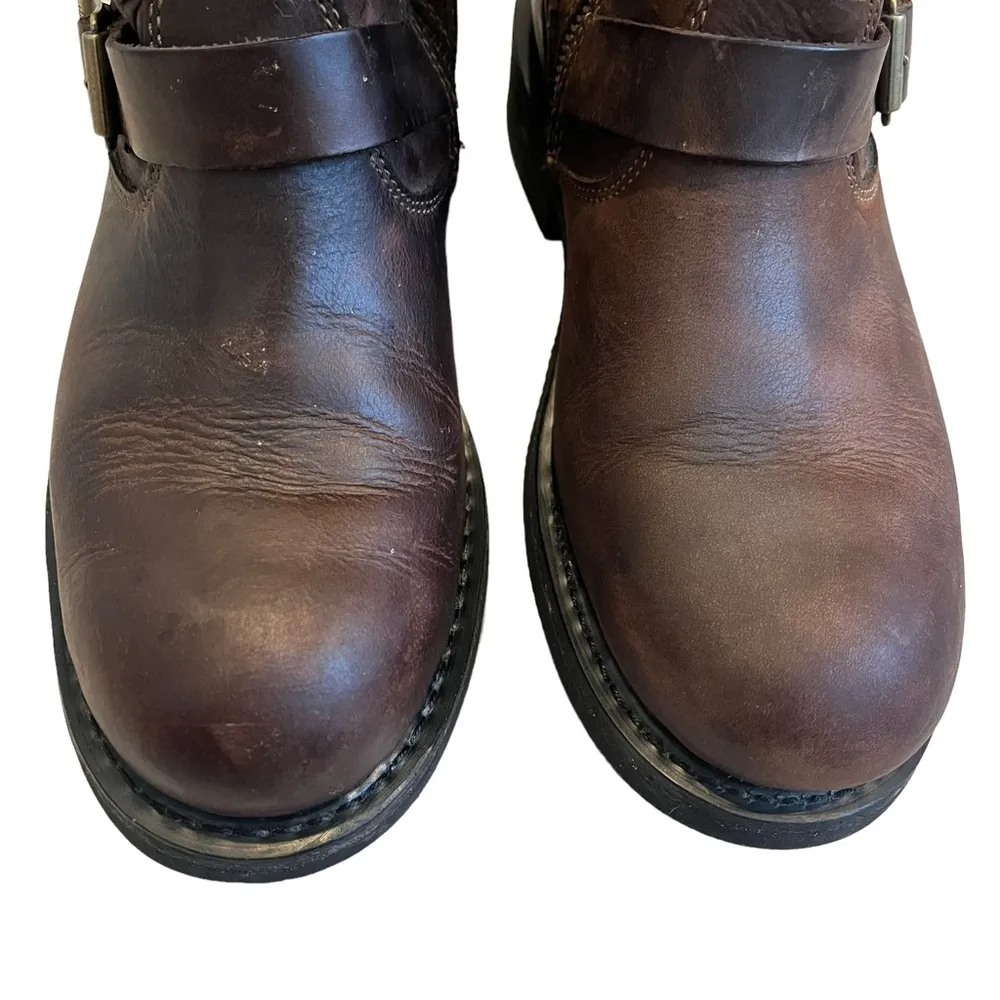 Harley-Davidson Brown Engineer Motorcycle Boot, style 81484  Sz 10 - Image 5