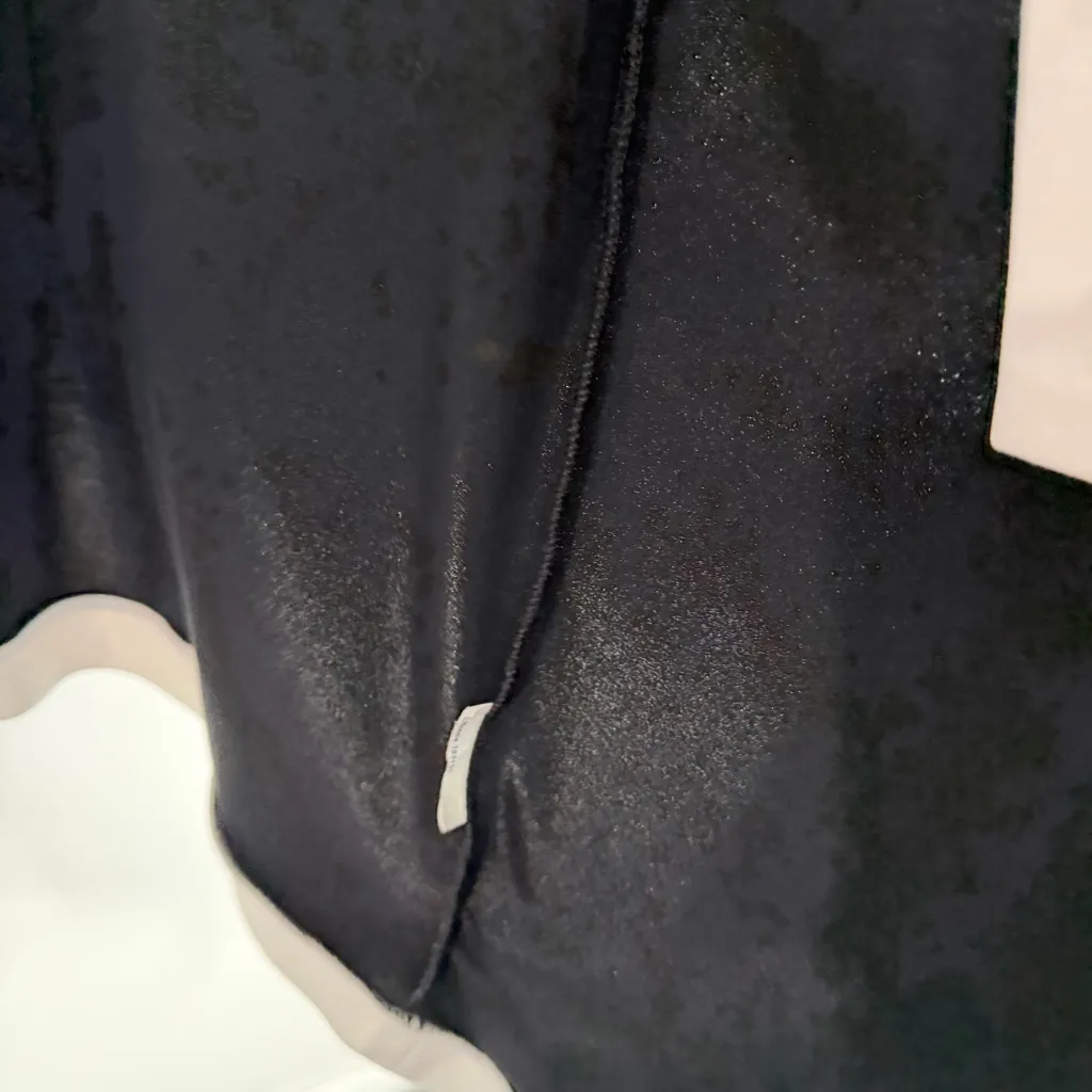 Joseph Ribkoff Black White Trim Cardigan Only Open Front Stretch Knit Size 12 - Image 5