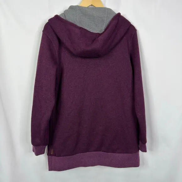 Burton‎ Minxy Full-Zip Fleece Berry Hoodie Womens SIze M - Image 9