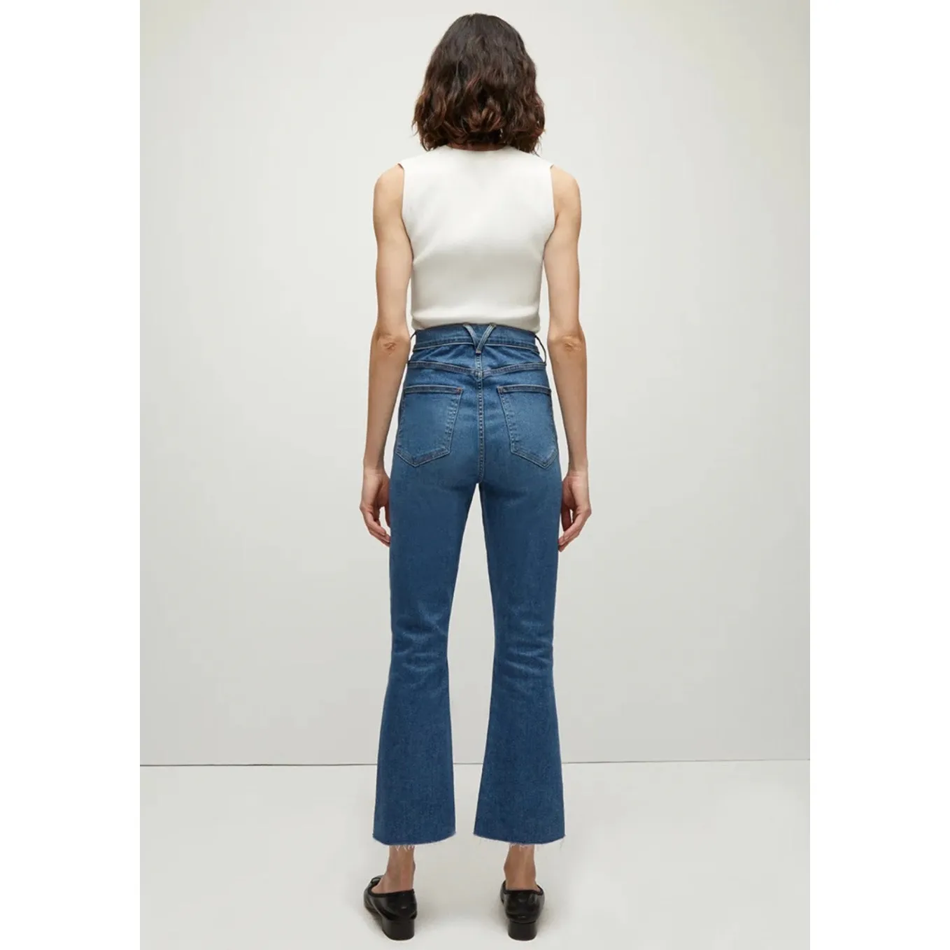 NEW NWT Veronica Beard Carolina Ankle Skinny Flare Jean size 32 - Image 3