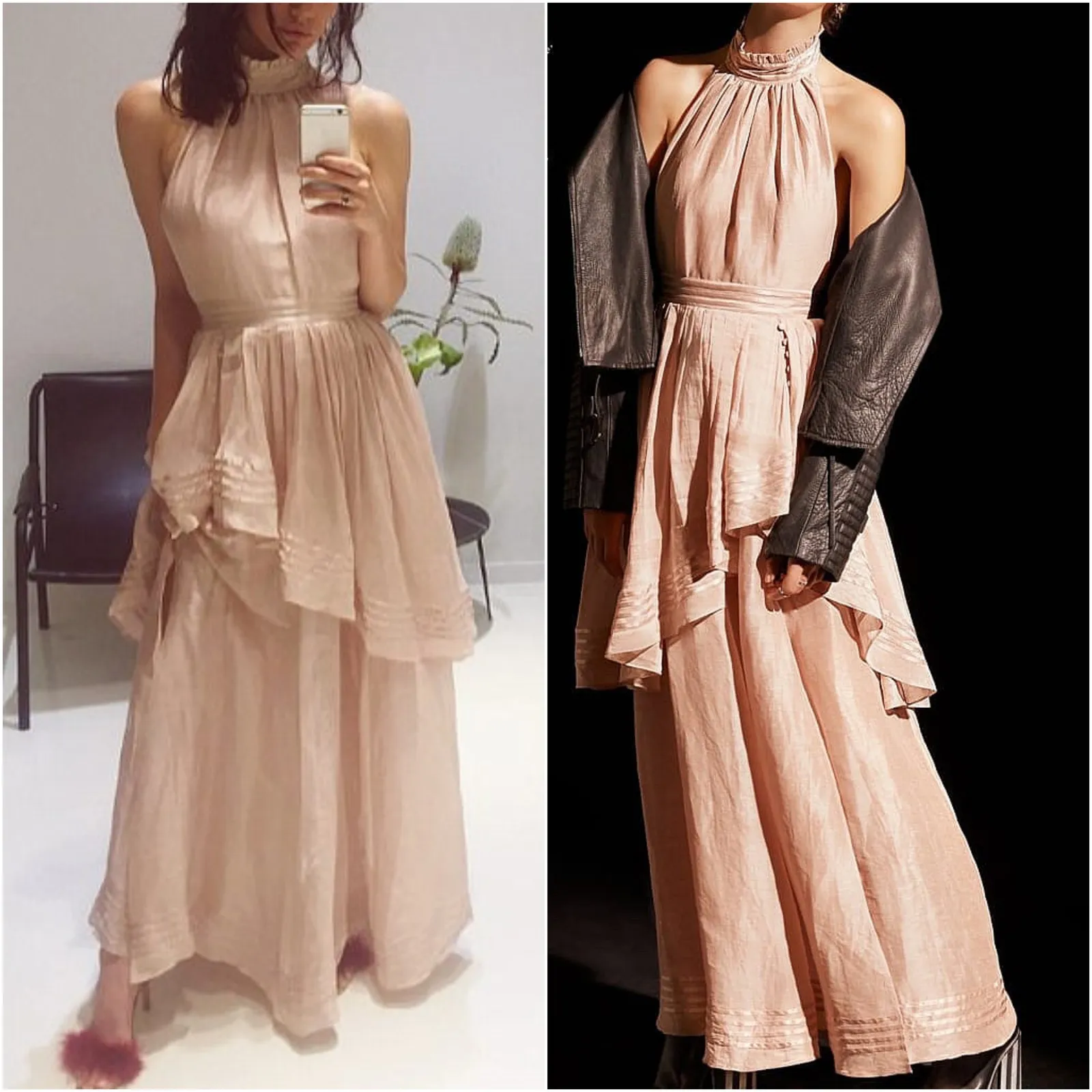 Aje. Bungalo Sienna‎ Dress in Blush Size AUS 12 / US 8 NEW Pink - Image 3