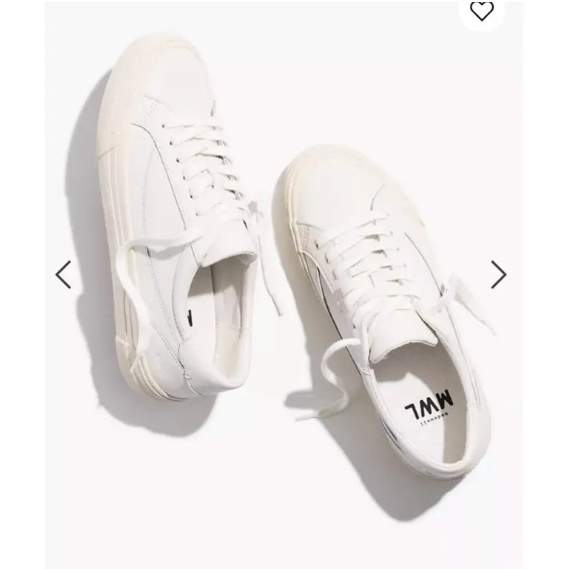 Madewell Sidewalk Low-Top Sneakers‎ White womens Size 9 men’s size 7.5 unisex - Image 8