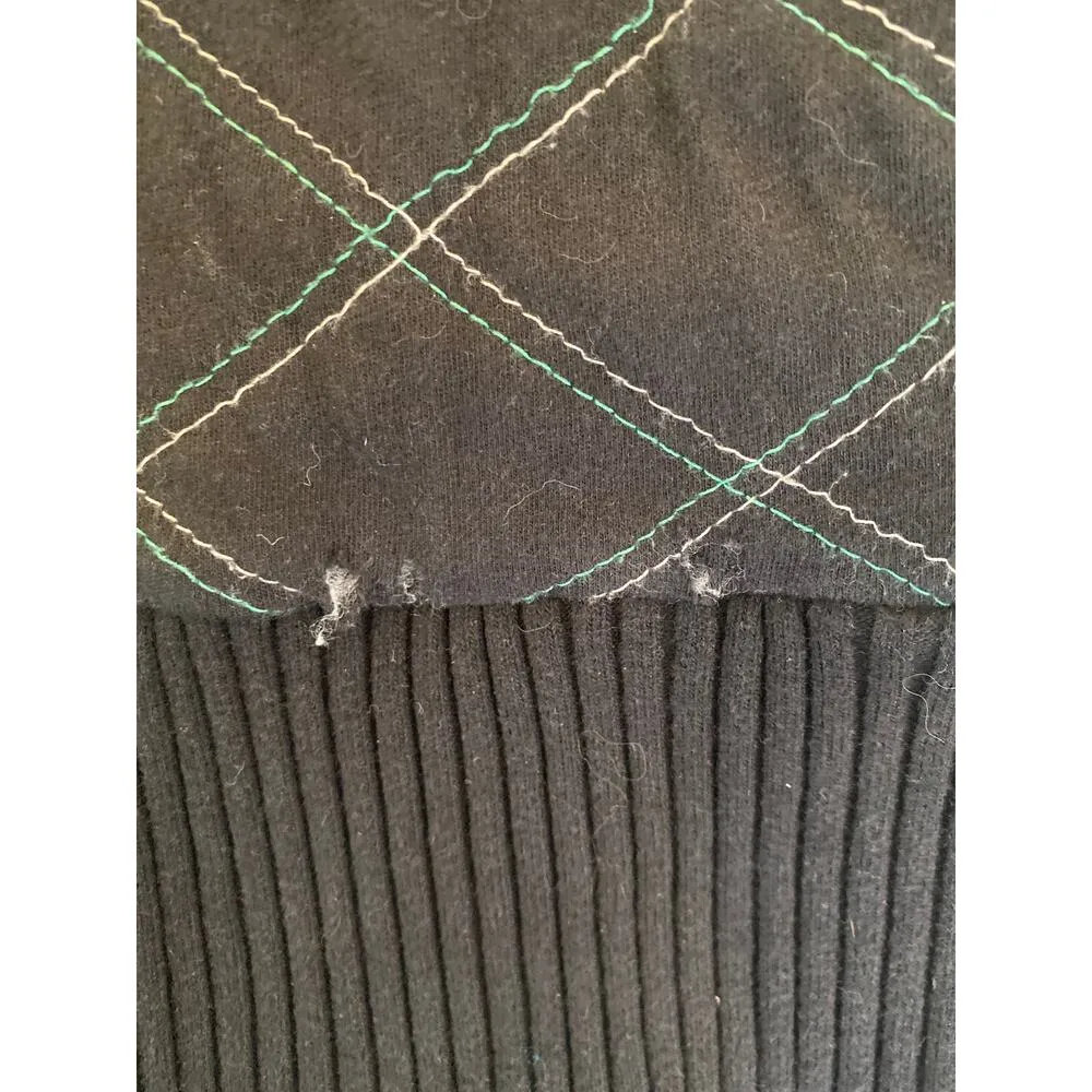 Element Sweatshirt Zipper Cardigan Sweater/Sweatshirt Sz M Ribbed Turtleneck Black Size M - Image 15