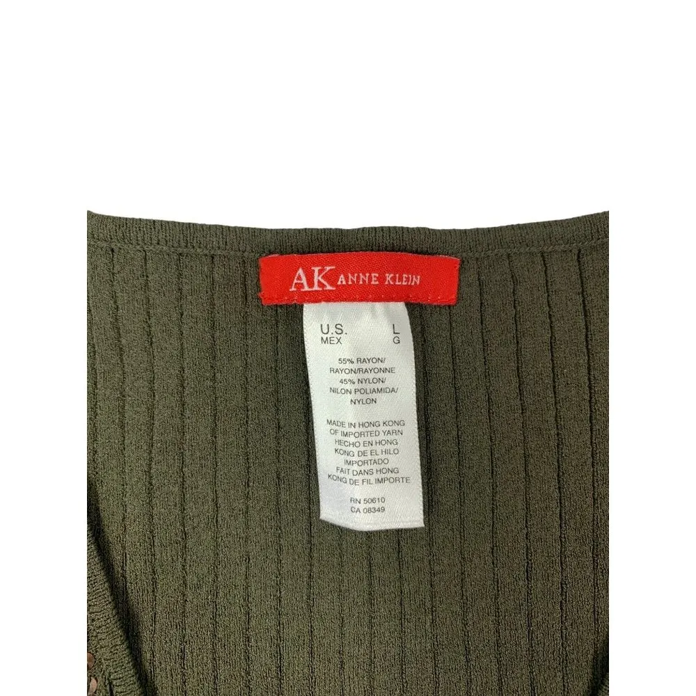 Anne Klein Women's Dark Green Top - Image 3