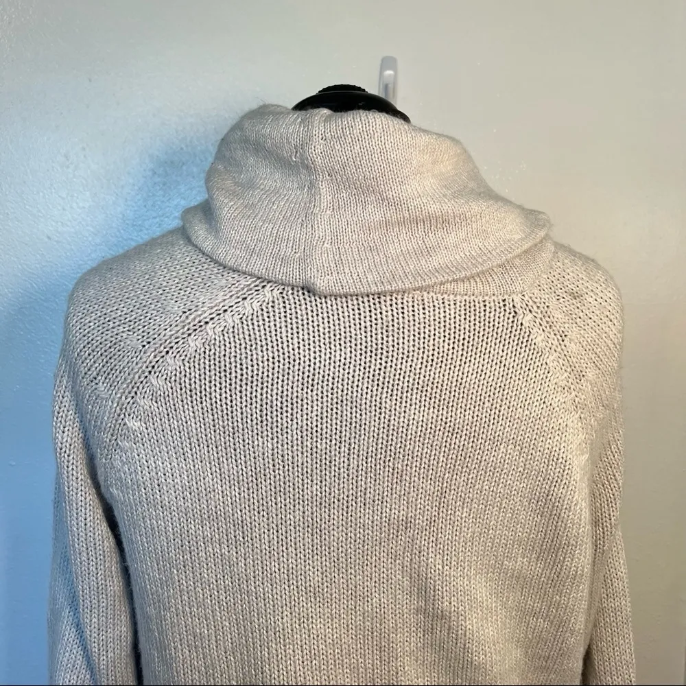 Torrid Cropped Cowl Neck Sweater Light Gray - Image 10