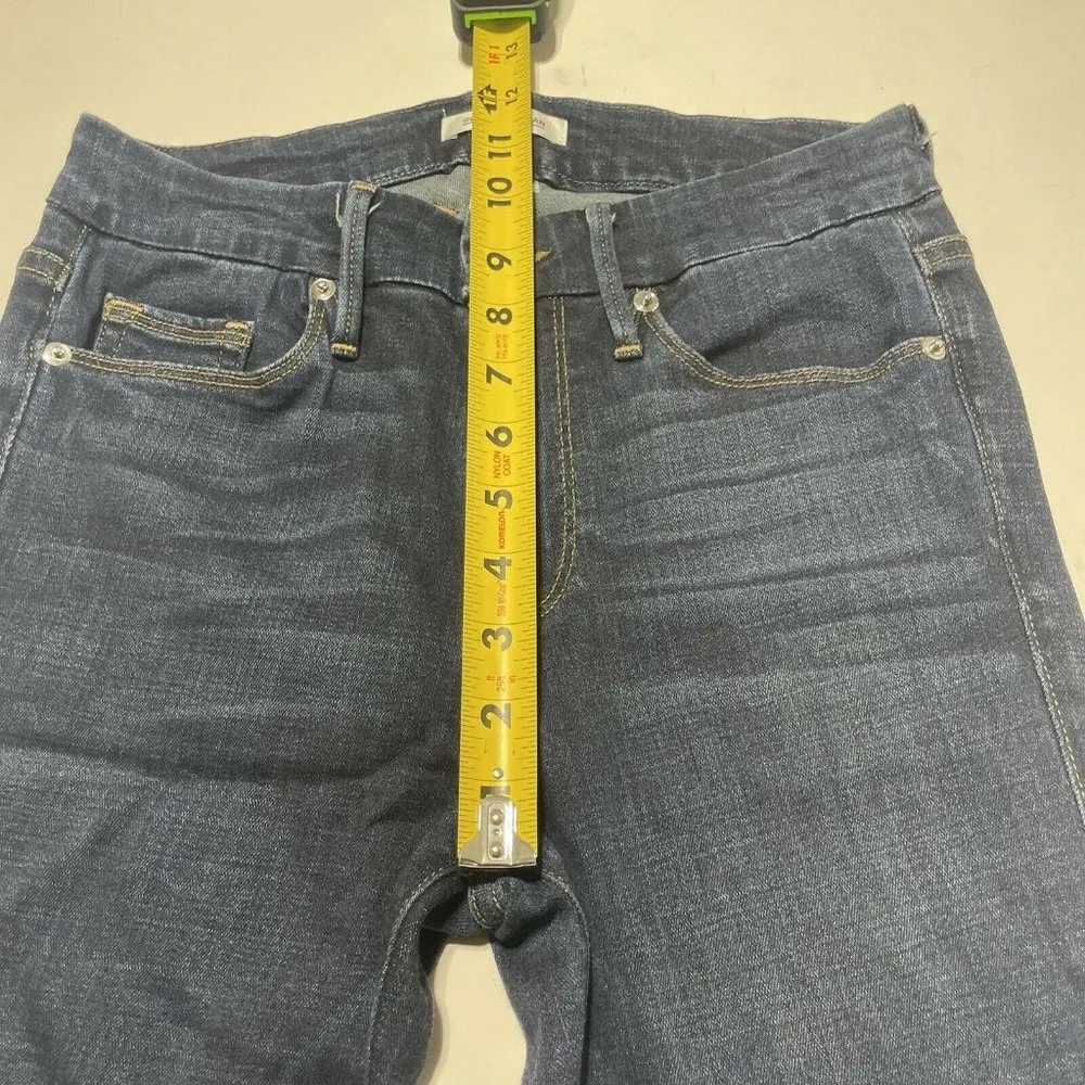Good American Dark Wash Good Legs Skinny Jeans Stretch Size 0/25 - Image 7