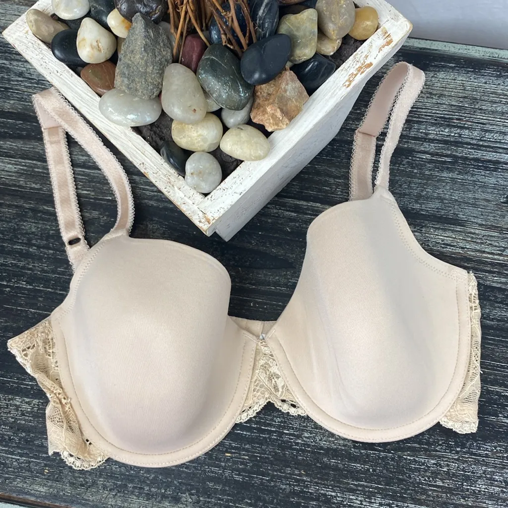 Wacoal Nude 85340 French Garden T Shirt Bra 34D - Image 2