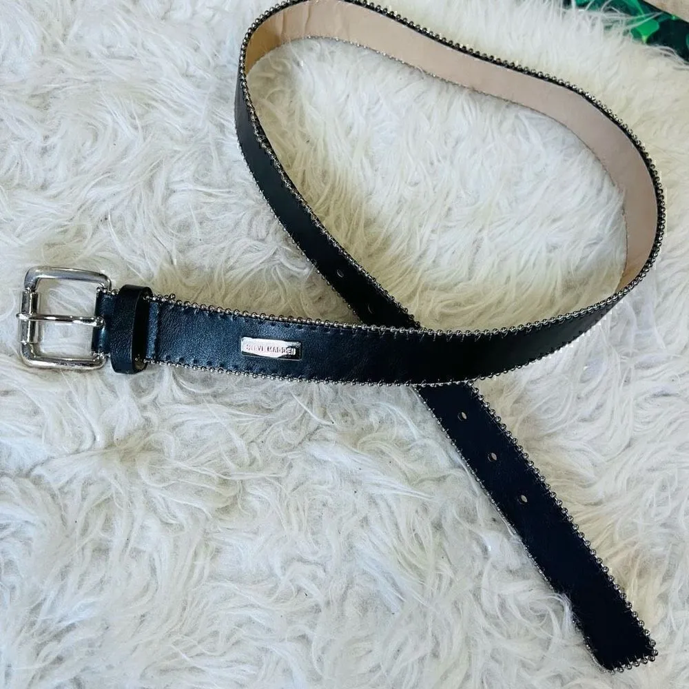 Steve Madden Beaded Edge Belt Size Large - Image 9
