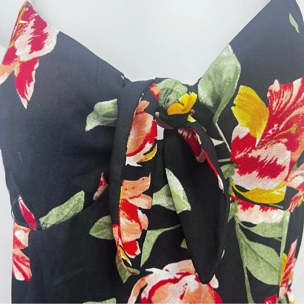 Xhilaration Tropical Floral Sun Dress Size L - Image 4