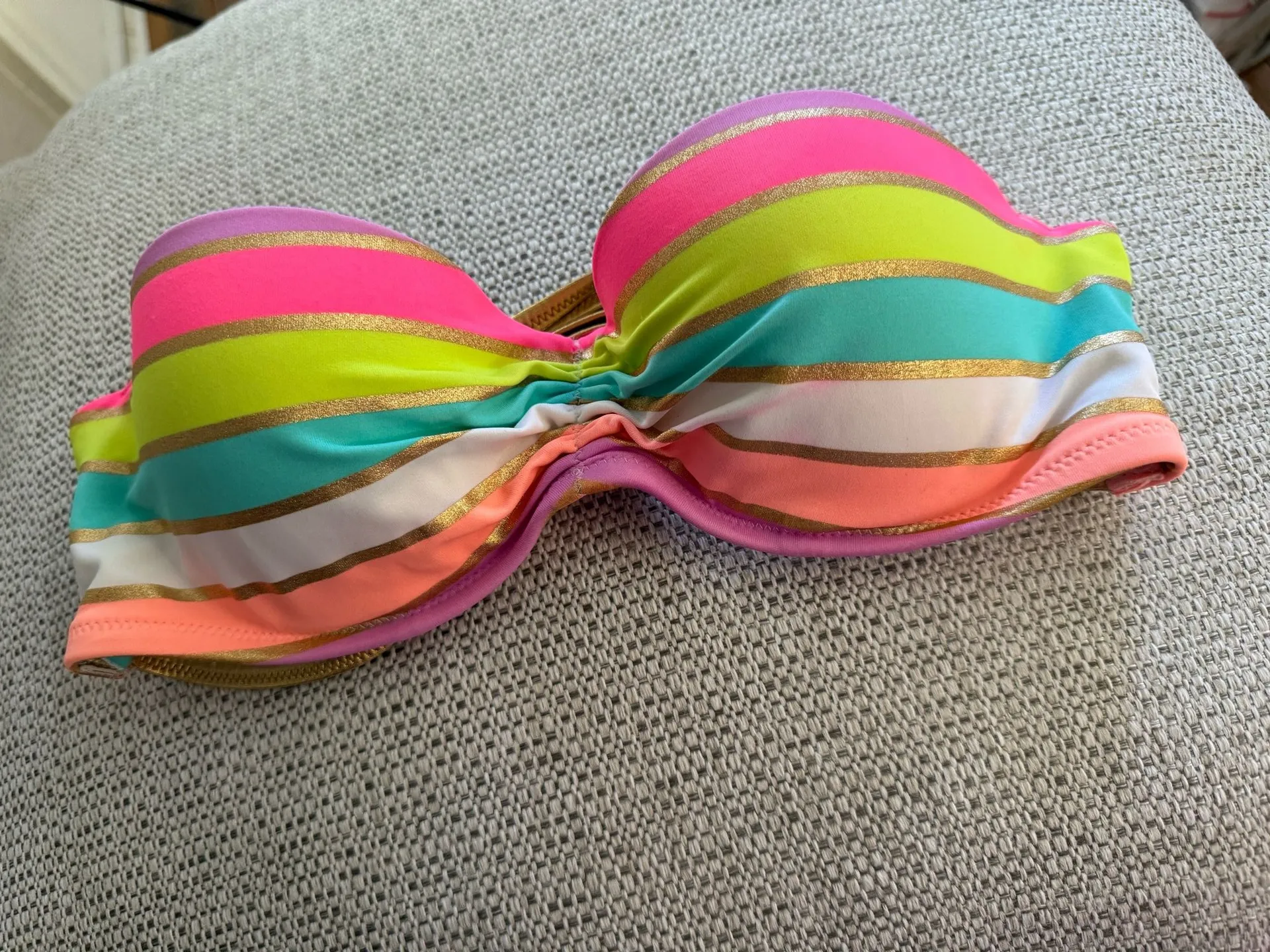 Victoria's Secret Swim | Rare Victoria’s bandeau bikini top 32B - Image 5