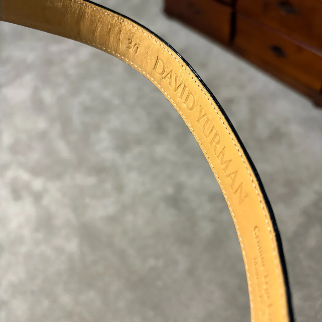 David Yurman Lizard  belt sz 34 - Image 3