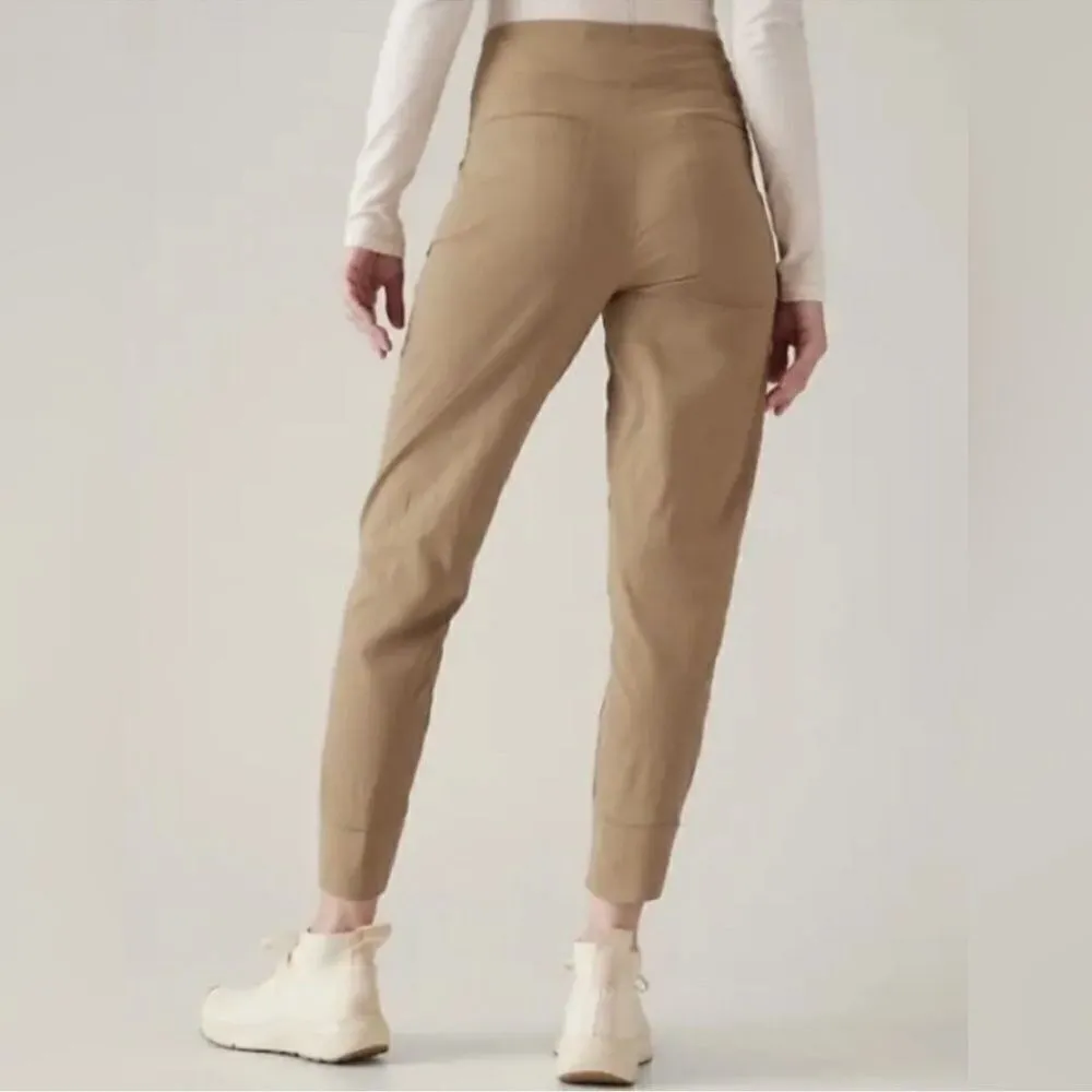 Athleta Trekkie North Jogger Big Sur Brown Tan Size 12 - Image 3