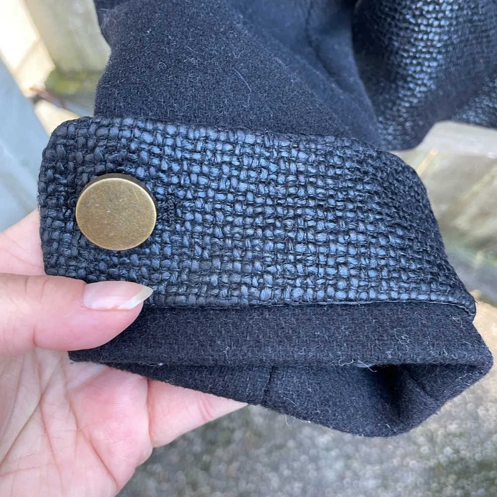 NWT ZARA WOOL BLEND SHORT COAT - Image 21