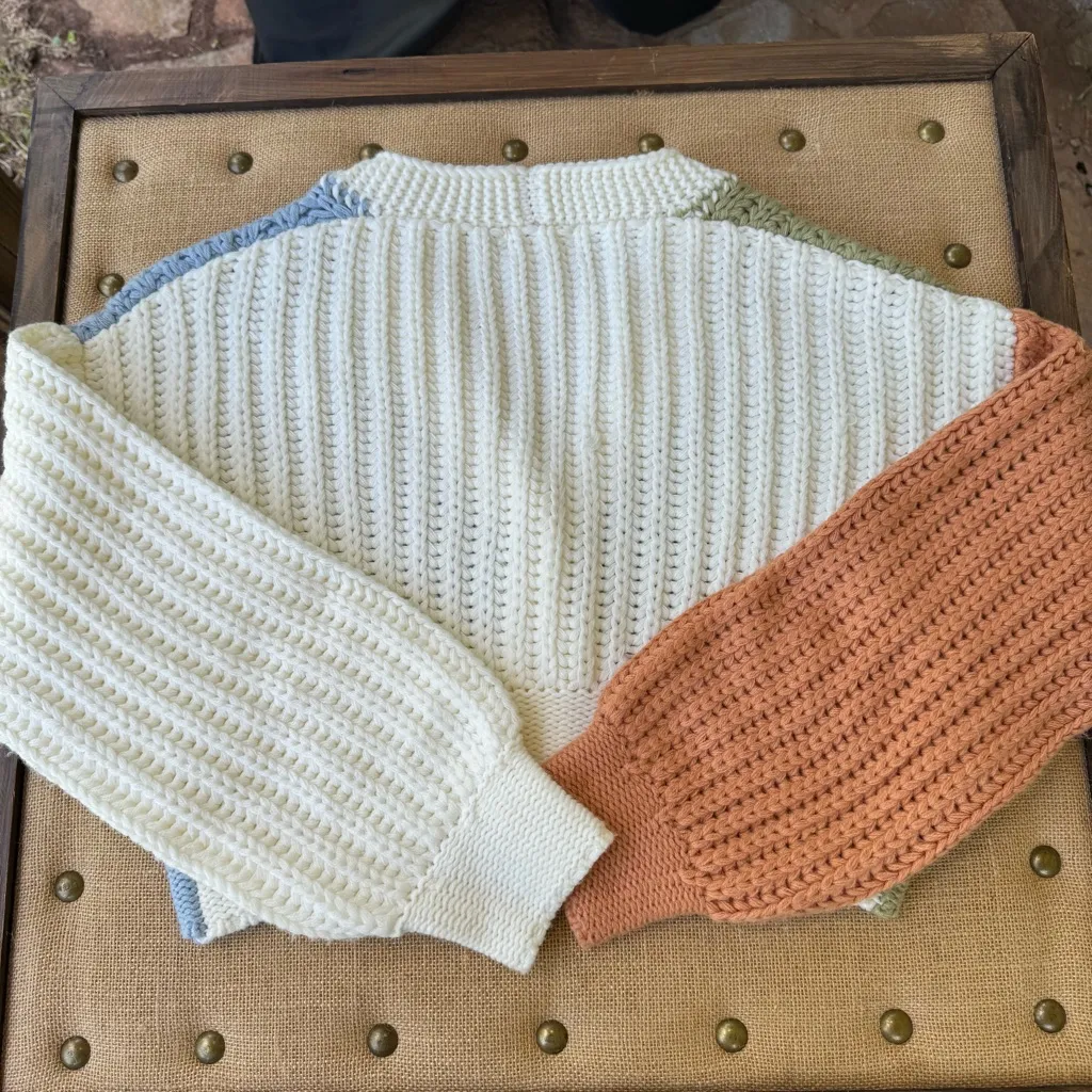 Altar’d State Colorblock Knit Sweater Small - Image 7