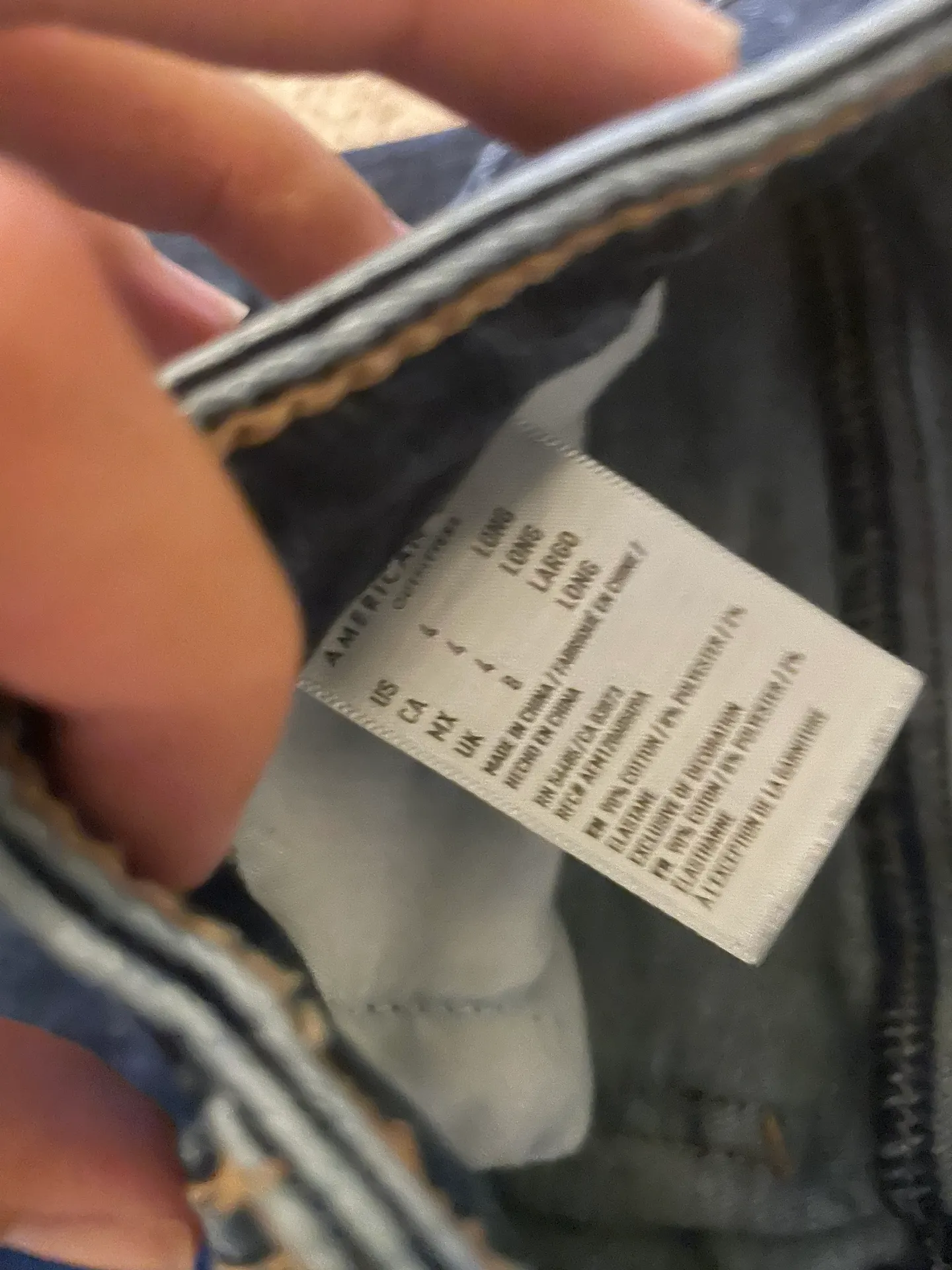 American Eagle Super hi-rise Dark Wash Jeggings - Image 4