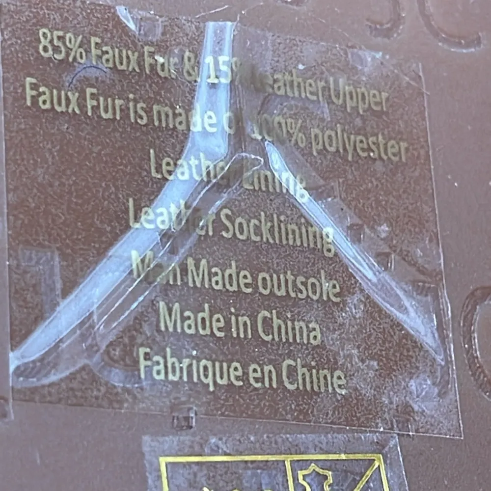 Jeffrey Campbell Leather & Faux Fur Dyed Mules/Slides Size 6.5M - Image 14