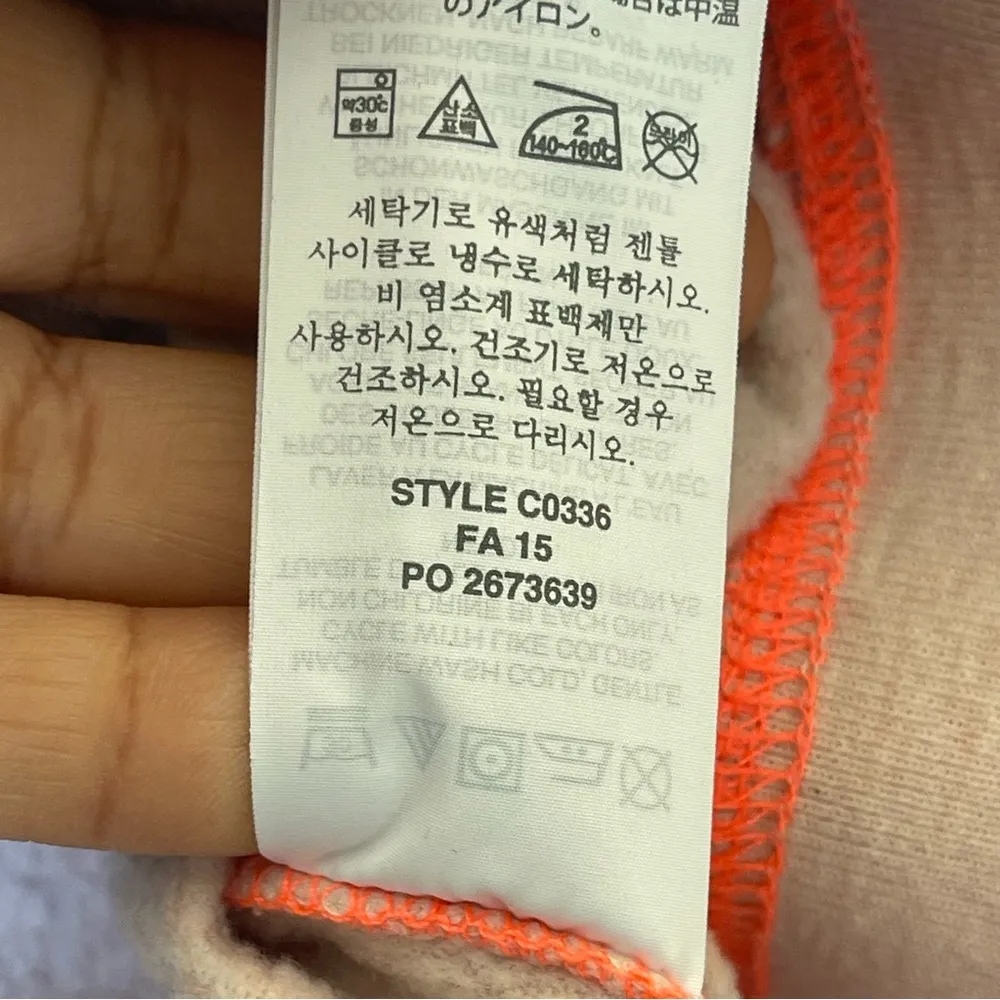 J.Crew Fleece cropped sweatshirt SZ XL - Image 6