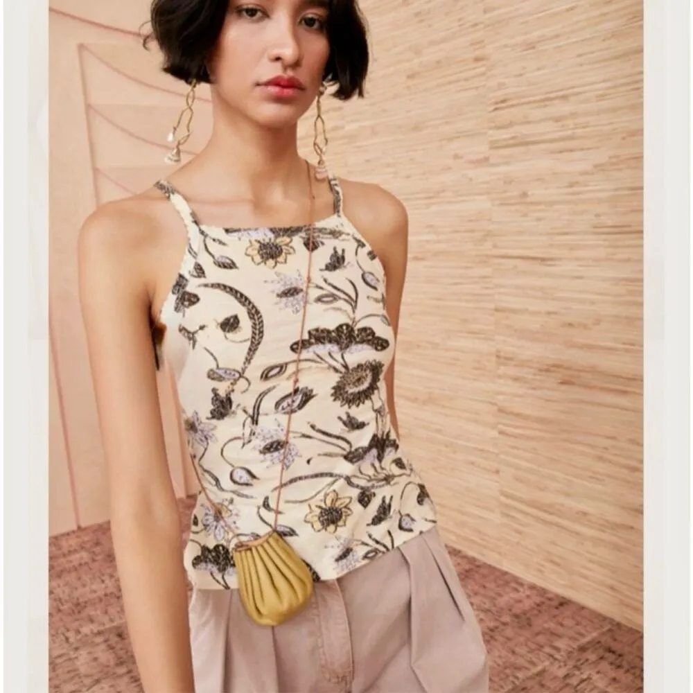 NWT Ulla Johnson Sidney Cami in Lemonbalm Size XL - Image 2