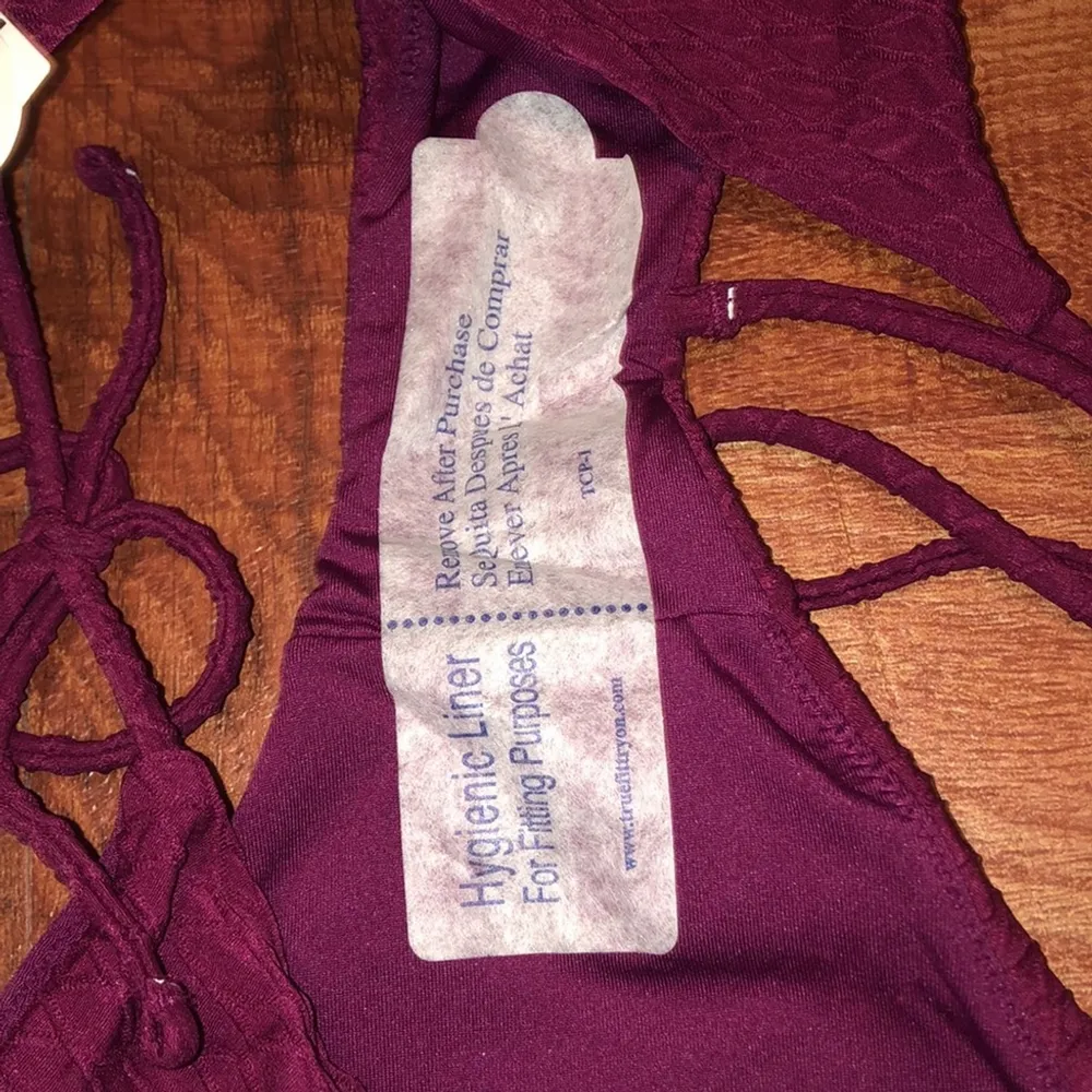 Victoria’s Secret XS Cheeky Burgundy Maroon “Pink Rogue” Fishnet Bikini Bottoms - Image 5