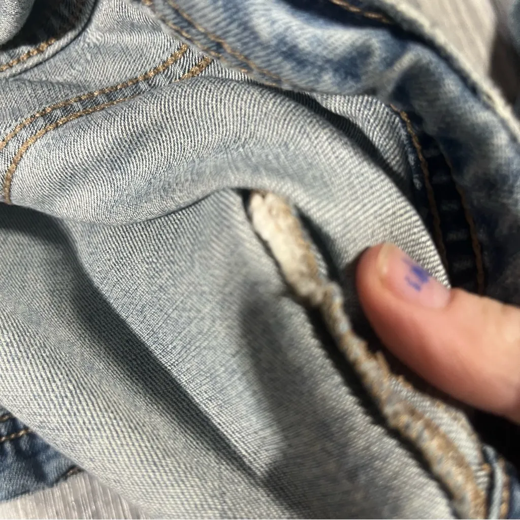 Prana Light Medium Classic Denim Jacket; Small Women's - Image 9